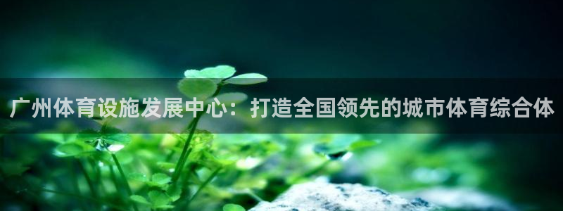 意昂4娱乐首页官网下载：广州体育设施发展中心：打造全