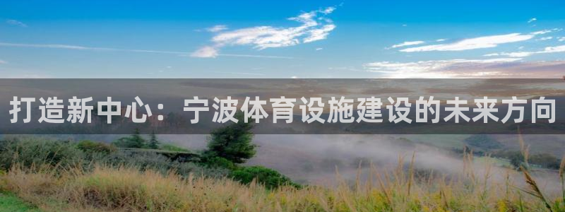 意昂平台体育：打造新中心：宁波体育设施建设的未来方向