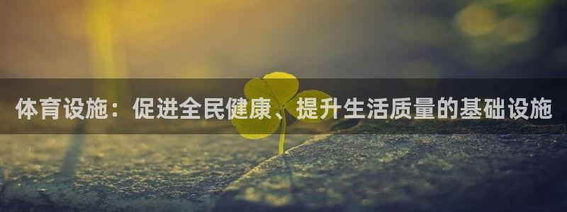 意昂4开户：体育设施：促进全民健康、提升生活质量的基