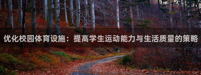 意昂4开户：优化校园体育设施：提高学生运动能力与生活质量的策