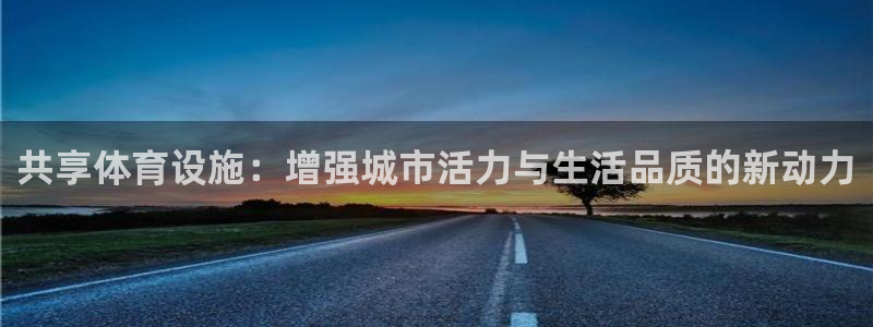 意昂4娱乐是那个系列的台子：共享体育设施：增强城市活力与生活