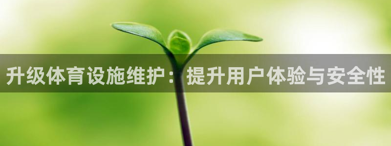 意昂4集团官网首页：升级体育设施维护：提升用户体验与